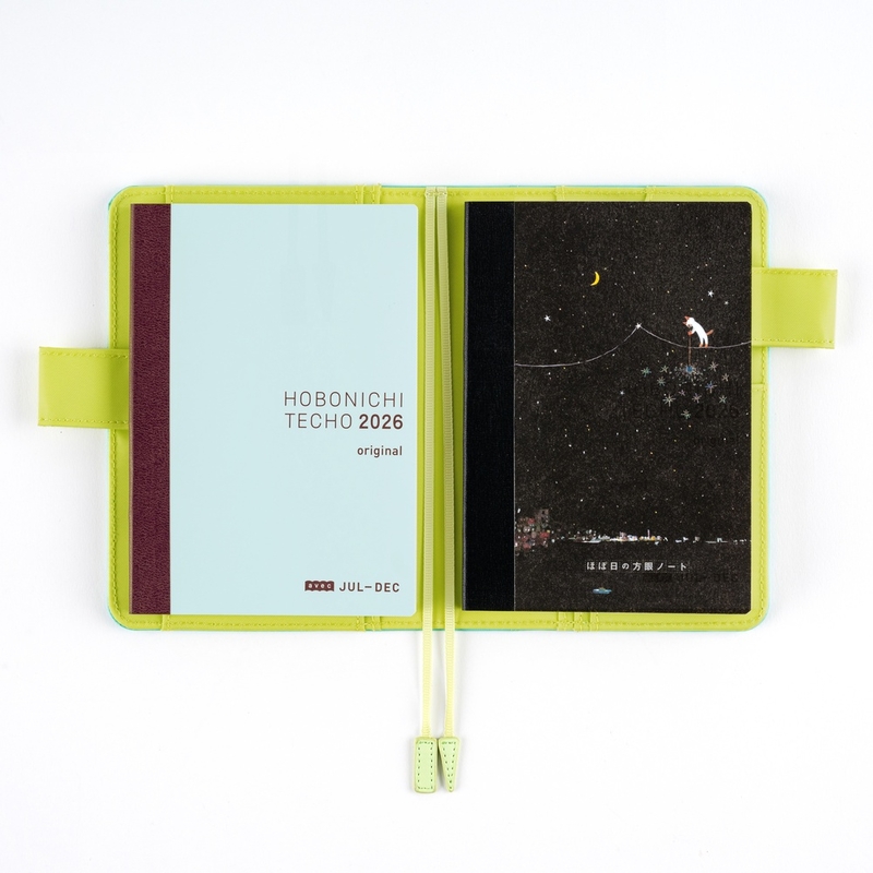 Hobonichi Hobonichi Graph Notebook A6 Hiroko Kubota: Another night of falling star sparklers Grid