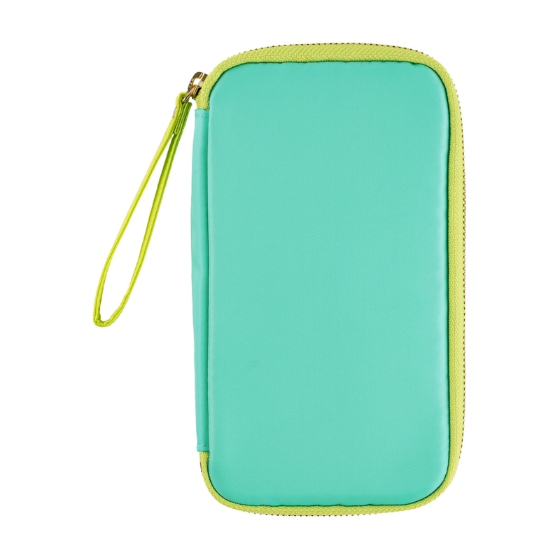 Hobonichi Hobonichi Small Drawer Pouch Aqua Lime Hobonichi Hobonichi Small Drawer Pouch Aqua Lime