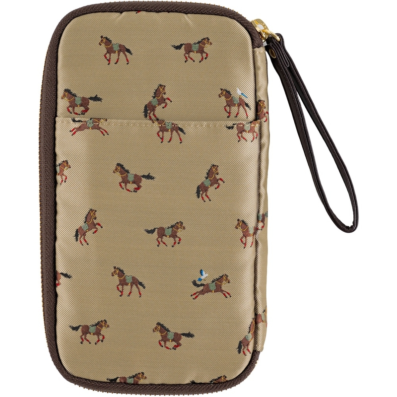 Hobonichi Hobonichi Small Drawer Pouch Bow & Tie: Galloping Horses