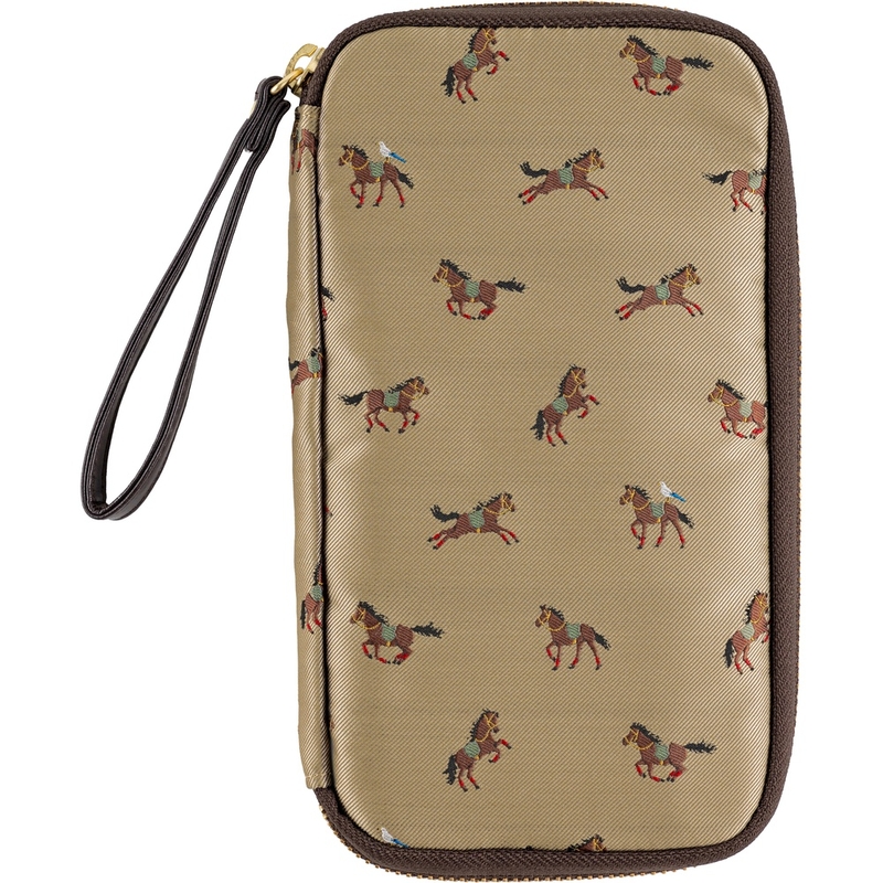 Hobonichi Hobonichi Small Drawer Pouch Bow & Tie: Galloping Horses