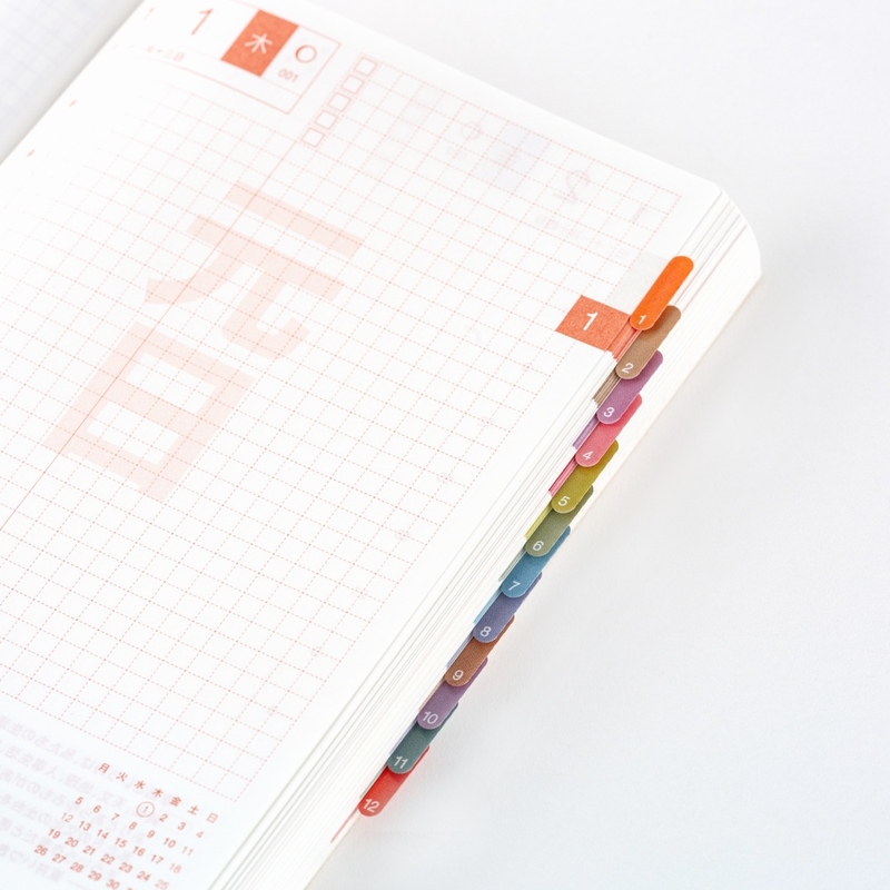 Hobonichi Hobonichi TSUKI no IRO: Index Stickers