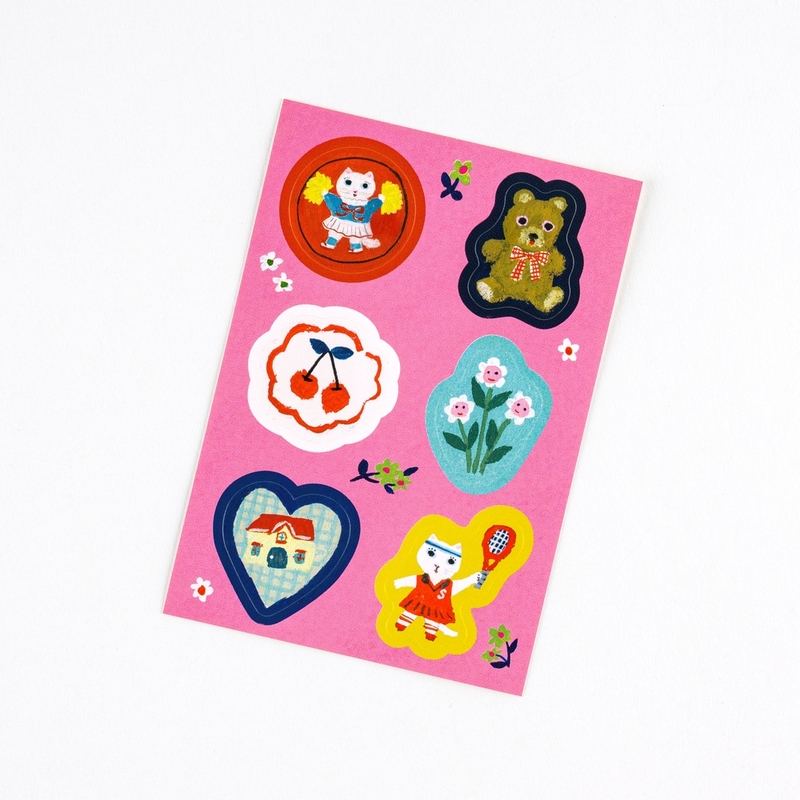 Hobonichi Hobonichi Carta da Lettere Yumi Kitagishi: White Cat's