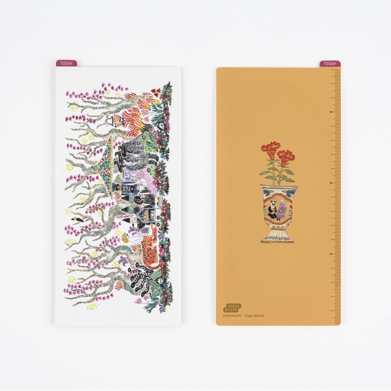 Hobonichi Hobonichi Pencil Board for Weeks iyo okumi: Happy Tea Time - Group Party