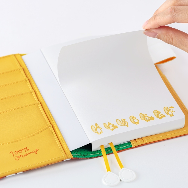 Hobonichi Hobonichi Paper(s) 100%ORANGE: Squirrel Appears Notebook A6