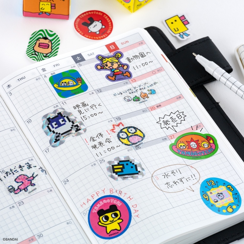 Hobonichi Hobonichi Tamagotchi: Flake Stickers (Set of 3 boxes)