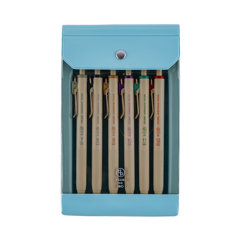 Hobonichi Hobonichi TSUKI no IRO: Uniball One - Luglio-Dicembre Set di 6 Penne