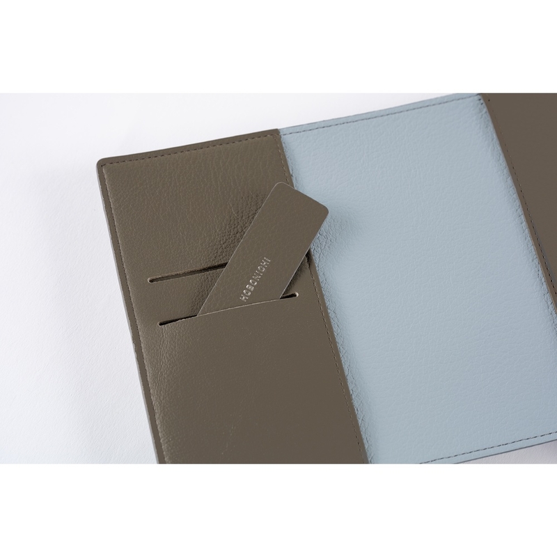 Hobonichi Hobonichi Leather: Taut (Gray & Light Blue) A6 [Cover Only]