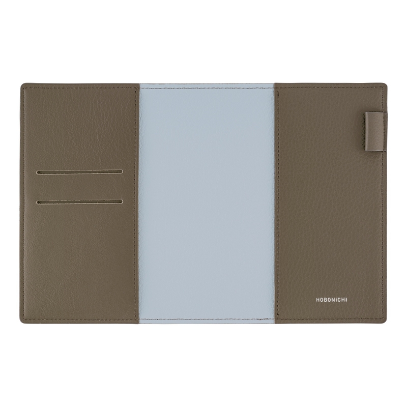 Hobonichi Hobonichi Leather: Taut (Gray & Light Blue) A6 [Cover Only]