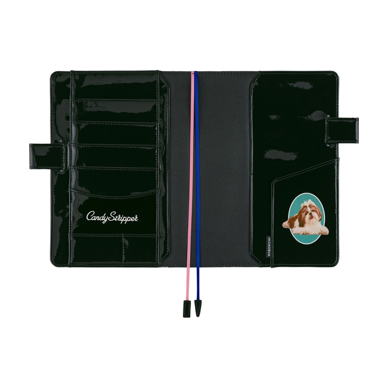Hobonichi Hobonichi Candy Stripper: Random Dog & Cat (Black) A5 [Cover Only]