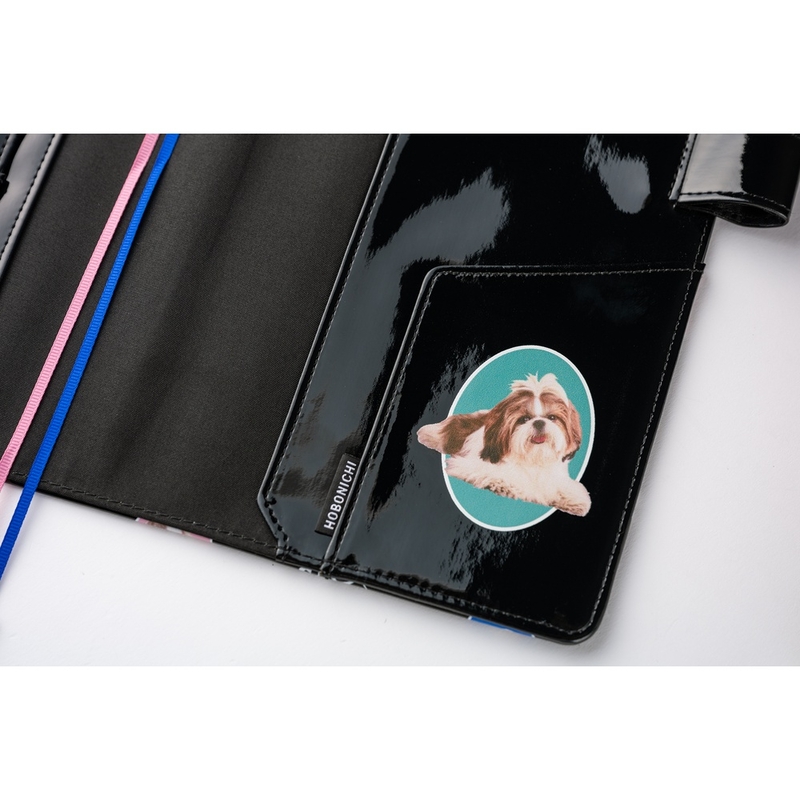 Hobonichi Hobonichi Candy Stripper: Random Dog & Cat (Black) A5 [Cover Only]