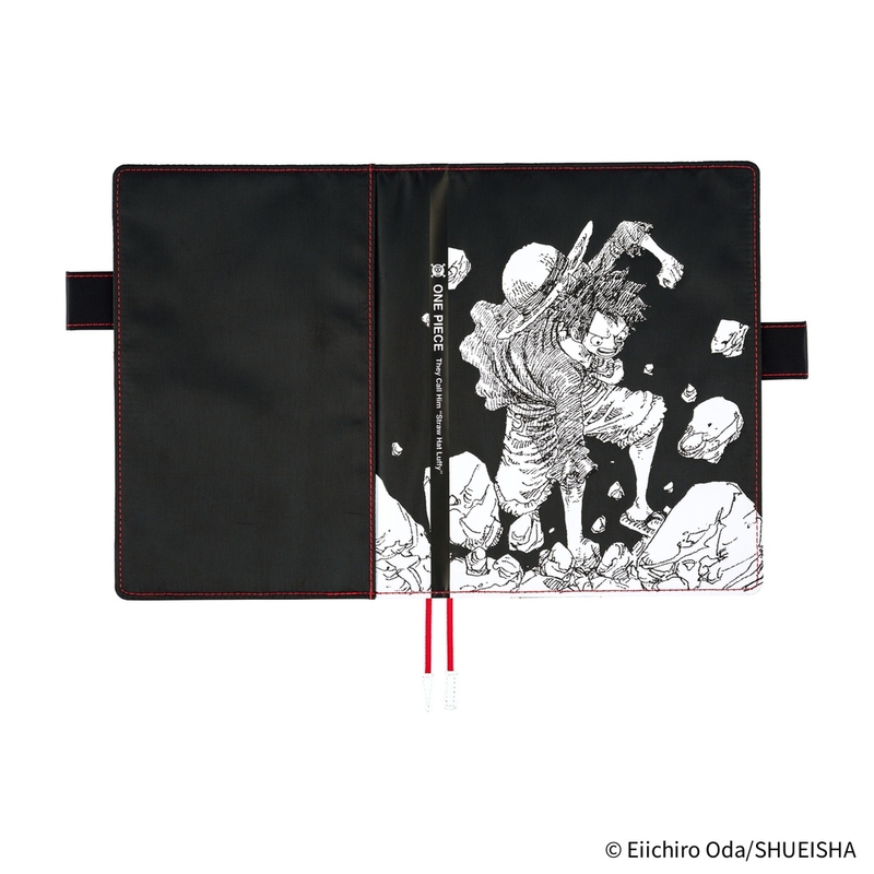 Hobonichi Hobonichi ONE PIECE magazine: Straw Hat Luffy (Black) A5 [Cover Only]