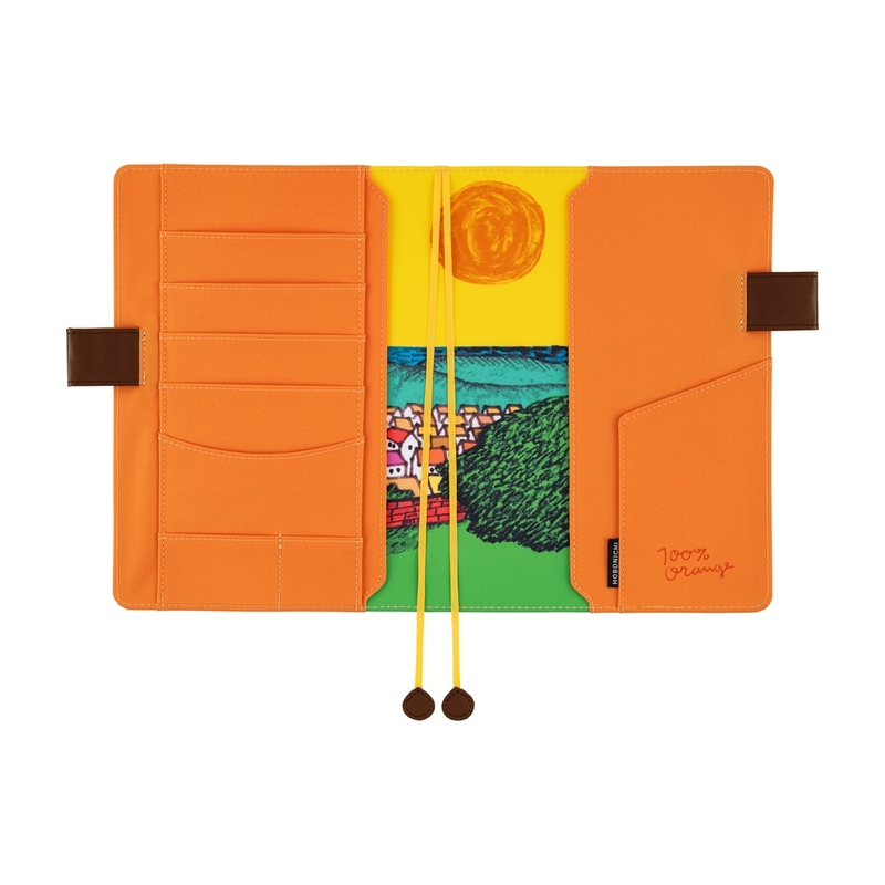 Hobonichi Hobonichi 100%ORANGE: Where’s the Squirrel Going A5 [Cover Only]
