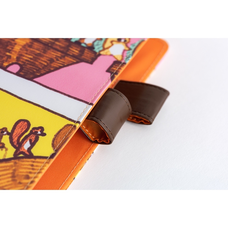 Hobonichi Hobonichi 100%ORANGE: Where’s the Squirrel Going A5 [Cover Only]