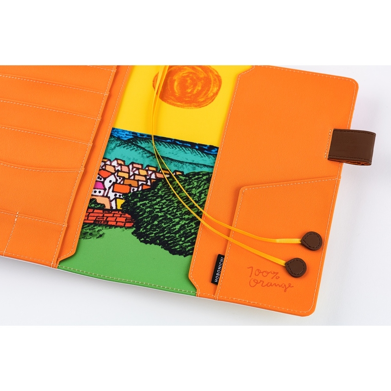 Hobonichi Hobonichi 100%ORANGE: Where’s the Squirrel Going A5 [Cover Only]