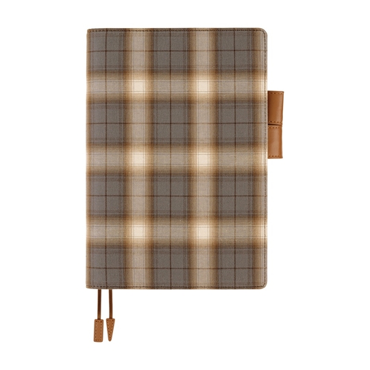 Hobonichi Shirt Fabric: Foggy Plaid A5 [Cover Only]