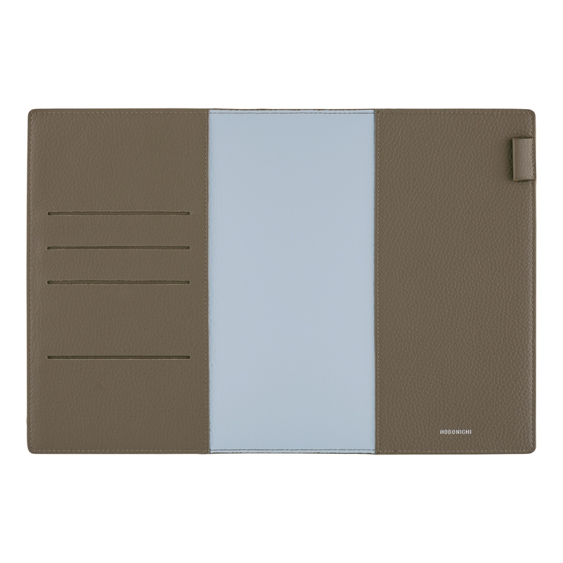 Hobonichi Hobonichi Leather: Taut (Gray & Light Blue) A5 [Cover Only]
