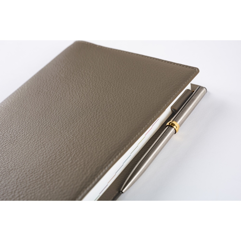 Hobonichi Hobonichi Leather: Taut (Gray & Light Blue) A5 [Cover Only]