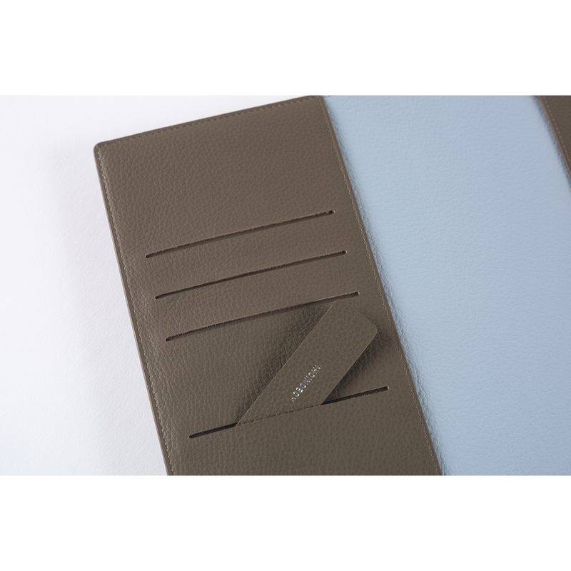 Hobonichi Hobonichi Leather: Taut (Gray & Light Blue) A5 [Cover Only]