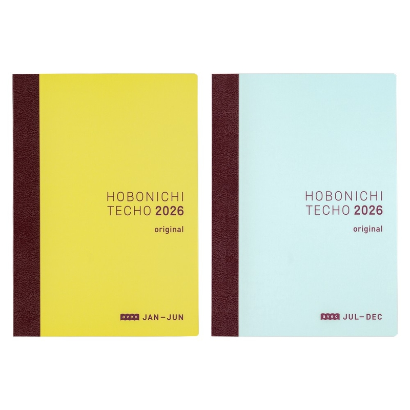 Hobonichi Hobonichi Techo Original Avec Books 2026 Agenda A6 Giornaliera