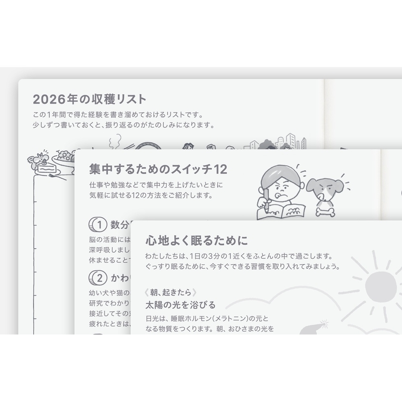 Hobonichi Hobonichi Techo Original Avec Books 2026 Agenda A6 Giornaliera