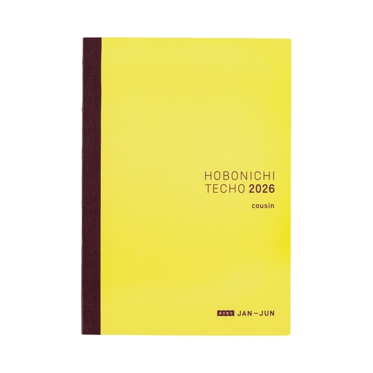 Hobonichi Techo Cousin Avec Books 2026 Agenda A5 Giornaliera