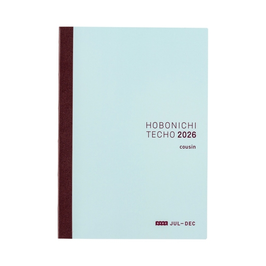 Hobonichi Techo 2026 Cousin Avec Books – A5, Quotidien, 6 Mois X 2 Livres (Jan Start), Japonais, Planificateur