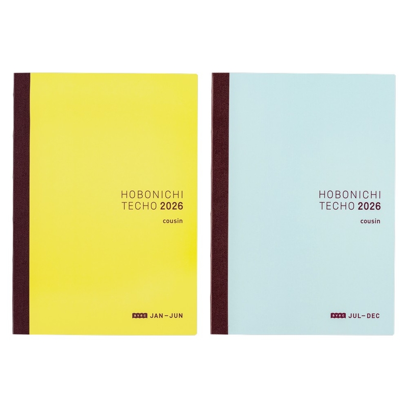 Hobonichi Hobonichi Techo Cousin Avec Books 2026 Agenda A5 Giornaliera