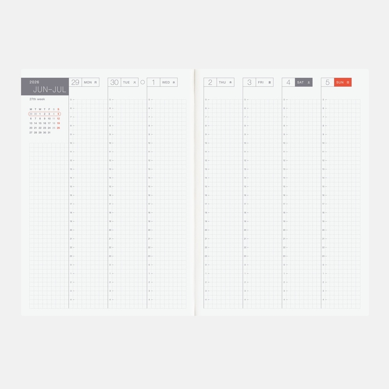 Hobonichi Hobonichi Techo Cousin Book 2026 Agenda A5 Giornaliera