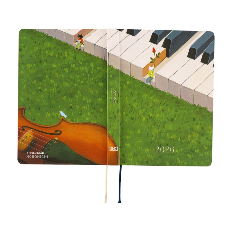 Hobonichi Hobonichi Hon A6 2026 Hiroko Kubota: Waiting on the Chord