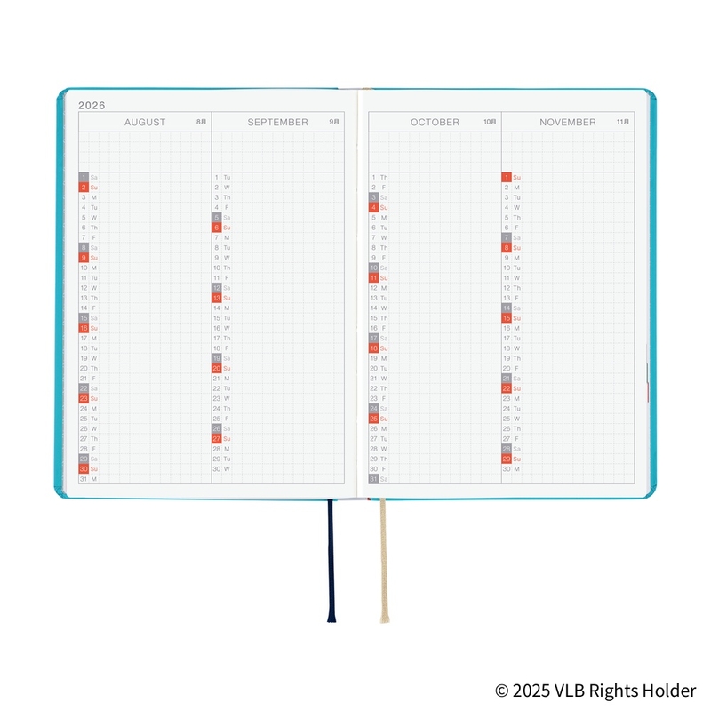 Hobonichi Hobonichi Hon A6 2026 Virginia Lee Burton: The Little House