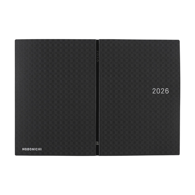 Hobonichi Hobonichi Hon A6 2026 Paper Series: Black Gingham