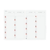 Hobonichi Hobonichi Hon A6 2026 Paper Series: Black Gingham