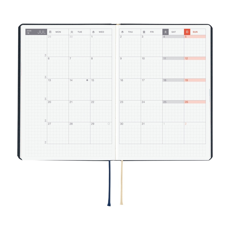 Hobonichi Hobonichi Hon A6 2026 Slash (Navy)