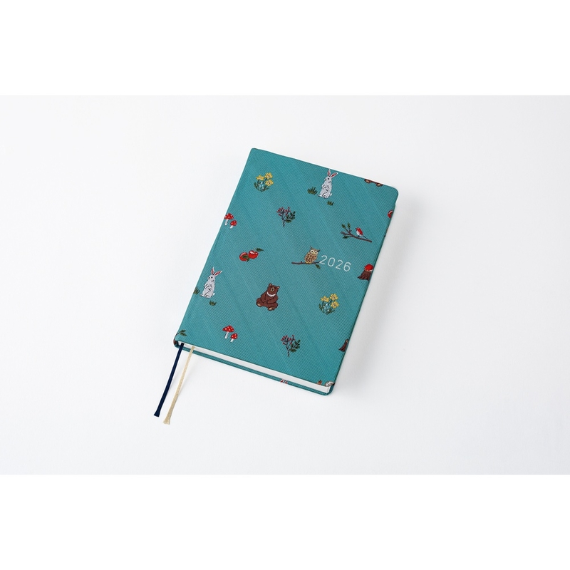 Hobonichi Hobonichi Hon A6 2026 Bow & Tie: In the Forest