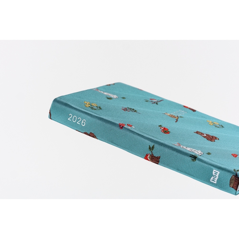 Hobonichi Hobonichi Hon A6 2026 Bow & Tie: In the Forest