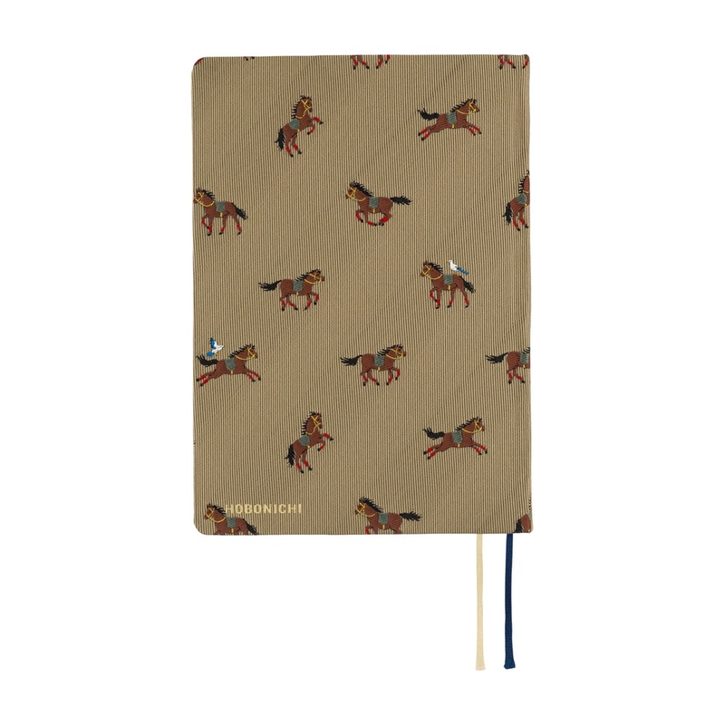 Hobonichi Hobonichi Hon A6 2026 Bow & Tie: Galloping Horses