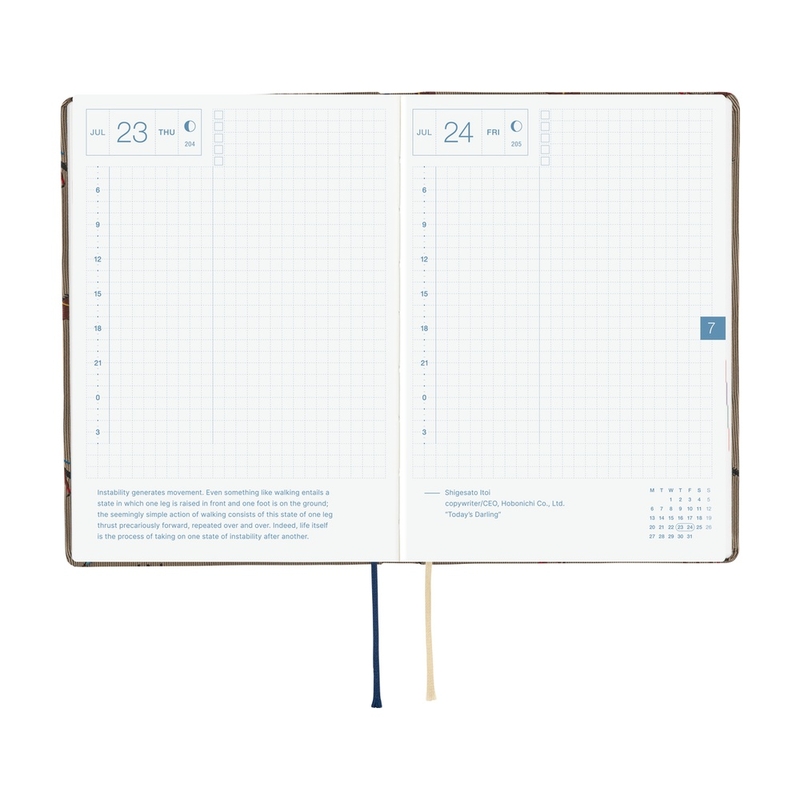 Hobonichi Hobonichi Hon A6 2026 Bow & Tie: Galloping Horses