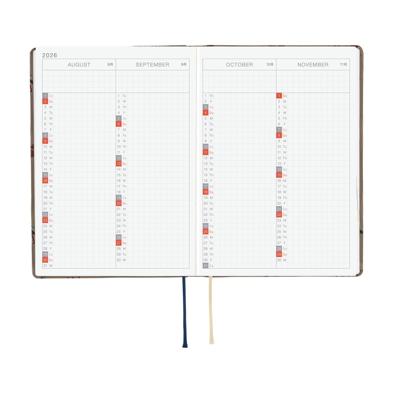 Hobonichi Hobonichi Hon A6 2026 Bow & Tie: Galloping Horses
