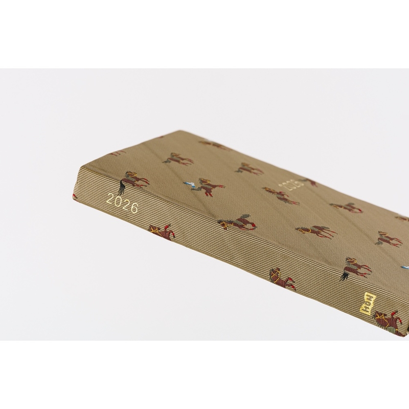Hobonichi Hobonichi Hon A6 2026 Bow & Tie: Galloping Horses