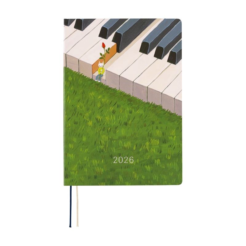 Hobonichi Hobonichi Hon A5 2026 Hiroko Kubota: Waiting on the Chord Hobonichi Hobonichi Hon A5 2026 Hiroko Kubota: Waiting on the Chord