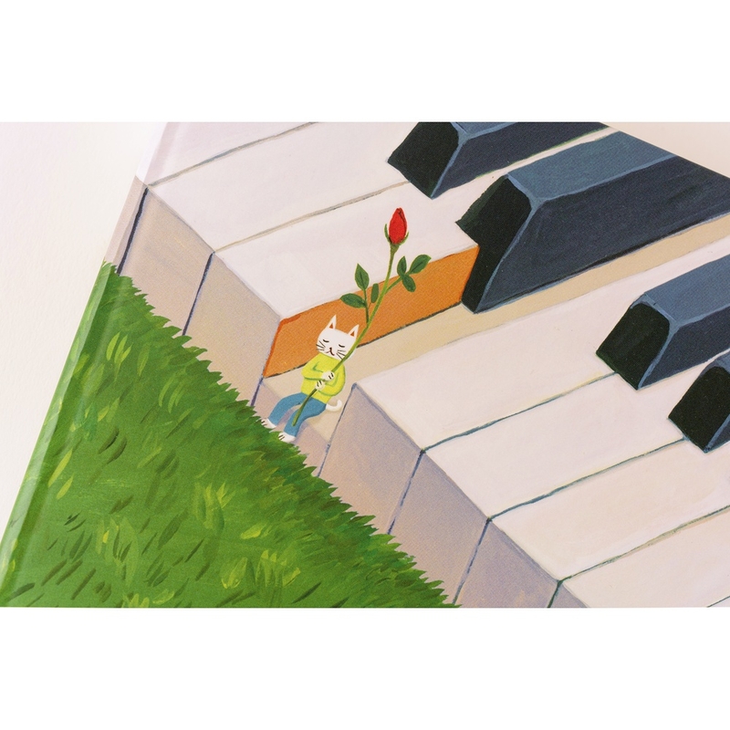 Hobonichi Hobonichi Hon A5 Hiroko Kubota: Waiting on the Chord Agenda 2026 Giornaliera