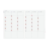 Hobonichi Hobonichi Hon A5 Paper Series: Black Gingham Agenda 2026 Giornaliera