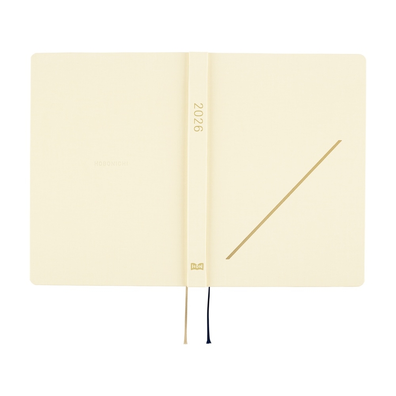 Hobonichi Hobonichi Hon A5 2026 Slash (Ivory)