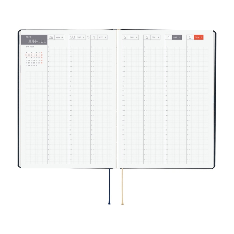 Hobonichi Hobonichi Hon A5 2026 Slash (Navy)