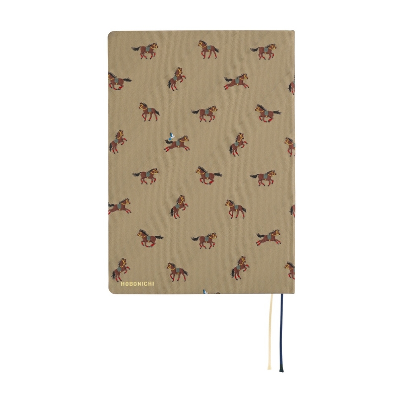 Hobonichi Hobonichi Hon A5 2026 Bow & Tie: Galloping Horses
