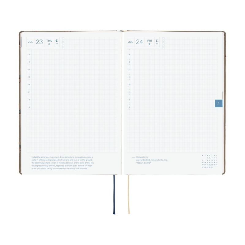 Hobonichi Hobonichi Hon A5 2026 Bow & Tie: Galloping Horses
