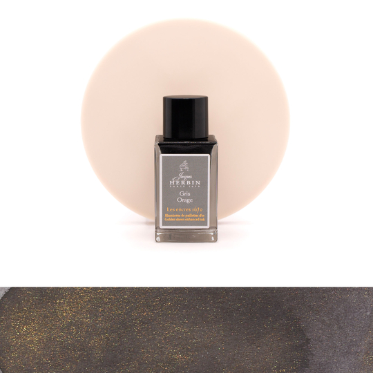 Herbin 1670 Stormy Grey Ink Bottle 15 ml