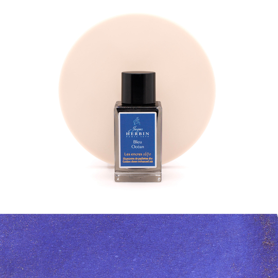 Herbin 1670 Bleu Océan Ink Bottle 15 ml