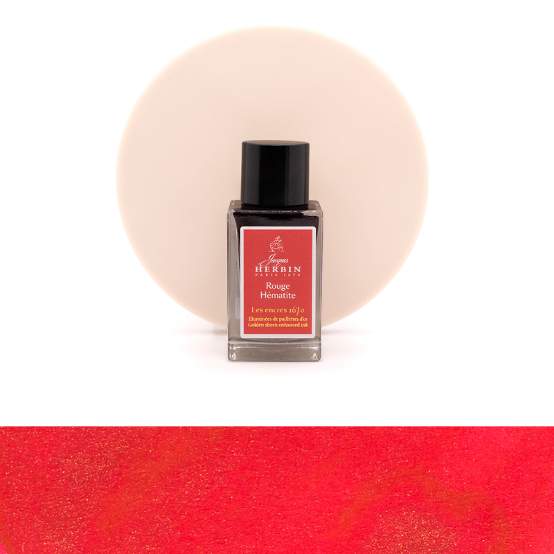 J. Herbin Herbin 1670 Rouge Hématite Ink Bottle 15 ml