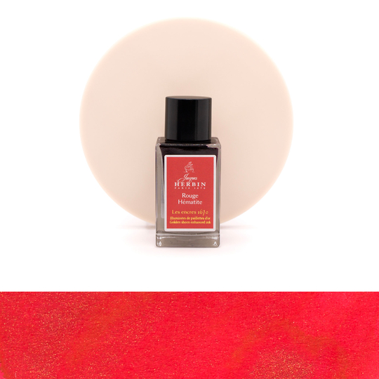 Herbin 1670 Rouge Hématite Ink Bottle 15 ml